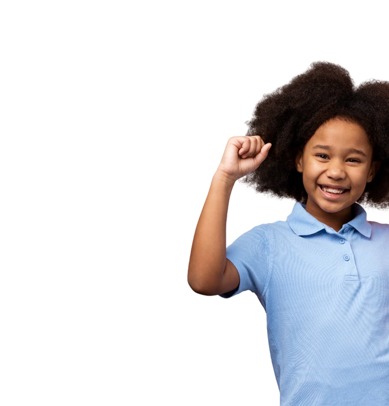 Happy girl representing HOOT Initiative