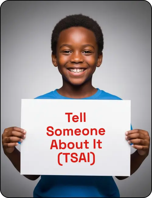 Speaking up saves lives. Protecting every child.